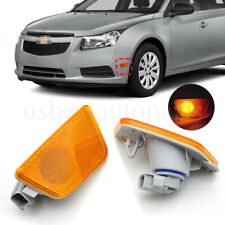 For Chevy Cruze 2011-2015 Front Bumper Reflector Side Marker Light Assembly Pair picture