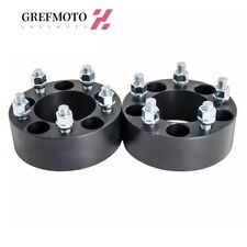 2 PCS Black Wheel Spacers Adapters 2 inch 5x4.5 For Ford Mustang Ranger Explorer picture