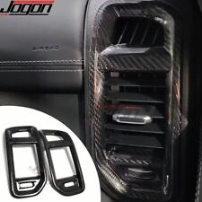Carbon Fiber Dash Side Vent Covers Intake For Dodge Ram 1500 Rebel Limited 2019+ picture