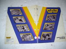 1990 WEIAND CATALOG 4 PICS 56 PAGES-INTAKES SUPERCHARGERS ETC picture