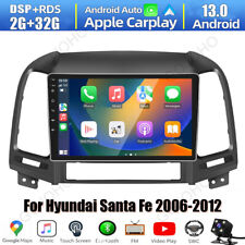 For Hyundai Santa Fe 2006-2012 Carplay Car Stereo Radio GPS Navi WIFI Android 13 picture