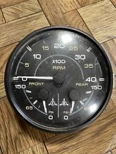 Medallion 3-in-1 Gauge Fair Rair Tire PSI Pressure RPM Tachometer 8640-40013-01 picture