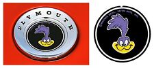 1972 72 Plymouth Roadrunner Header Panel Medallion Decal Pair BEST Available picture