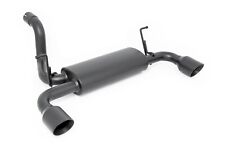 Rough Country Dual Outlet Performance Exhaust-Black for Jeep Wrangler JL 18-23 picture