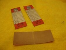 Vintage Dodge Plymouth Door Jamb Oil Change Stickers Service Station Car Truck picture