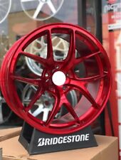 NEW 20 RED F SERIES STYLE WHEEL RIM FITS HONDA 5x114 OFFSET 35 (ONE WHEEL) picture