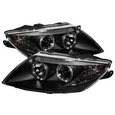 BMW 03-08 Z4 Black Dual Halo Projector Headlights Coupe Roadster Convertible M picture