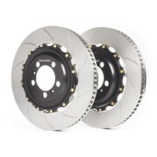 GiroDisc 2 Pieces Floating Slotted Brake Rotors for Ferrari 456M 550 575M [F] picture