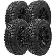 (QTY 4) 33x12.50R17LT Gladiator QR900-M/T 120Q Load Range E Black Wall Tires picture