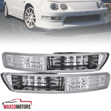 Bumper Lights Fits 1998-2001 Acura Integra Clear Parking Signal Lamps Left+Right picture
