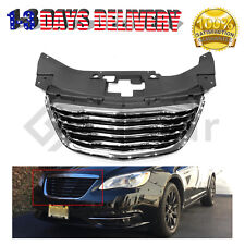 New Front Hood Grille Grill Chrome 68082050AE Fits 2011-2014 Chrysler 200 picture