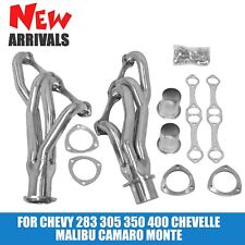 For Small Block Chevy 283 305 350 400 NEW Stainless Header Malibu Camaro Monteh picture