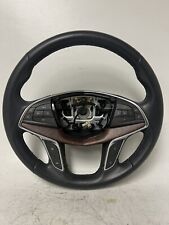 2017-2023 Cadillac XT5 Maple Wood Leather Steering Wheel 86815583 OEM 0625 picture