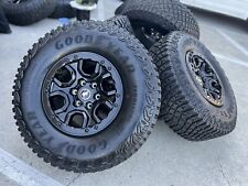 NEW Ford Bronco Beadlock Wheels Rims Tires Badlands Sasquatch OEM Factory Black picture