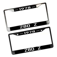 1975-1983 Datsun 280Z 280ZX Classic Sports Car Metal License Plate Frame Holder picture