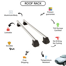 Bare Roof Rack Cross Bars Set for Citroen Saxo Hatchback 1996 - 2003 picture
