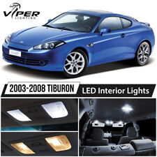 White Interior LED Lights Package Kit For 2003-2008 Hyundai Tiburon picture