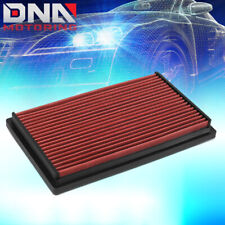 FOR 1990-1997 FORD ESCORT MAZDA MX-5 MIATA TRACER RED HIGH FLOW AIR FILTER PANEL picture
