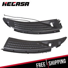 For 09-14 Ford F150 Windshield Wiper Cowl Panel Grille Set w/ Seals Left + Right picture