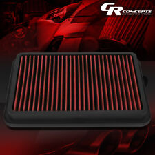 RED HIGH FLOW DROP-IN AIR FILTER PANEL FOR 92-02 COROLLA 1.6 1.8/MILLENIA 2.3 picture