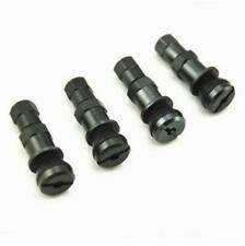 Aluminum Bolt-in Car Motorcycle Tubeless Wheel Tire Valve Stems With Dust Cap 4x picture