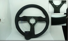 A112 ABARTH FIAT 127 SPORT FIAT UNO TURBO Leather steering wheel MOMO black 32CM picture