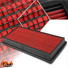 For 87-95 Jeep Cherokee/Comanche Reusable Multilayer High Flow Air Filter Red picture