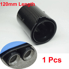 70mm Carbon Fiber Exhaust Muffer Pipe Tip Cover For BMW M3 M4 M135i M235i M240i picture