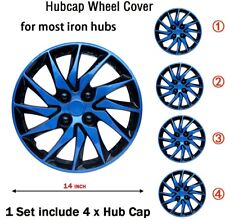 4PC Hubcaps Wheel Cover fit R14 Rim,14