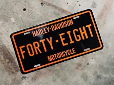 Harley Davidson Forty Eight Vintage Style License Plate Sportster 48 Outlaw HD picture