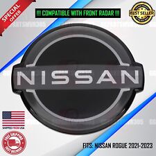 NISSAN ROGUE 2021 2022 2023 FRONT GRILLE EMBLEM - NEW STYLE OUTLINE 62890-6RM0A picture