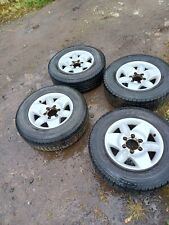 NISSAN TERRANO II ALLOY WHEELS & TYRES X 4  235/70R16 1998 - 2006 picture