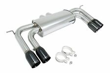 Megan Racing Blk Chrme Rolled Tip Supremo Axle-Back Exhaust For BMW X5 M 10 - 13 picture