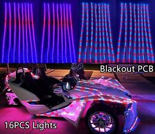 Blackout Tinted 16PCS 4FT Bluetooth IP65 CHASING Strips Lights Polaris Slingshot picture