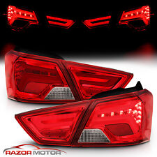 2014-2019 Chevy Impala Sedan Red Clear LED Tail lights Pair picture
