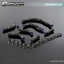 Gplus Black Silicone Radiator Hose Piping Fit For 90-95 Toyota MR-2/MR2 W20 SW20 picture