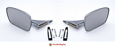 Outside Door Mirrors w/ Ribbed Base For 1970-72 Chevelle, El Camino,Monte Carlo picture