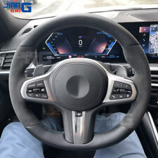 Full Leather Round Steering Wheel For BMW G20 G28 G30 F87 G80 F82 F83 F40 F44 picture
