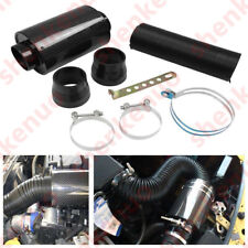 Car Racing Air Filter Box Carbon Fiber Cold Feed Induction Air Intake System Kit picture