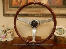 Jensen Interceptor MK III Wood Steering Wheel New Vintage Nardi Rivets 1980s NOS picture