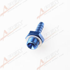 Aluminum Inlet M14x 1.5 To Ø8 Barb Bosch 044 Fuel Pump Fuel Fitting Adapter Blue picture