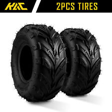 2Pcs 156LBS 145/70-6 4PR ATV Go Kart Tires Tubeless Rated Black Rubber  picture