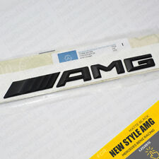 New Style AMG Emblem 3D ABS Matte Black Trunk Logo Badge Decoration Gift Sport picture