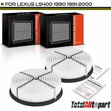 2Pcs Engine Air Filter for Lexus LS400 1990 1991 1992 1993 1994 1995-2000 4.0L picture