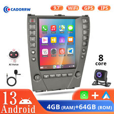 8Core 4+64GB Carplay Android 13 Car Radio Stereo GPS For Lexus ES240 ES330 ES350 picture