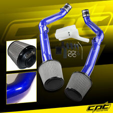 For 08-13 G37 2dr/4dr 3.7L V6 Blue Cold Air Intake + Stainless Steel Air Filter picture
