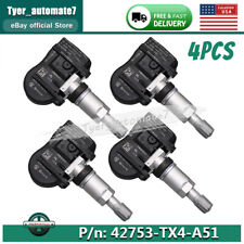 Set of (4) TPMS Tire Pressure Sensor 42753-TX4-A51 Fits for Acura MDX RDX RLX picture