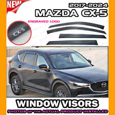 WINDOW VISORS for Mazda 2017 → 2024 CX-5 CX5 / DEFLECTOR RAIN GUARD VENT SHADE picture