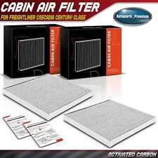 2pcs Activated Carbon Cabin Air Filter for Freightliner Cascadia Century Class picture