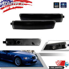 For 1996-02 BMW Z3 M Coupe Smoked Strip Front Corner Side Marker Lights Housings picture